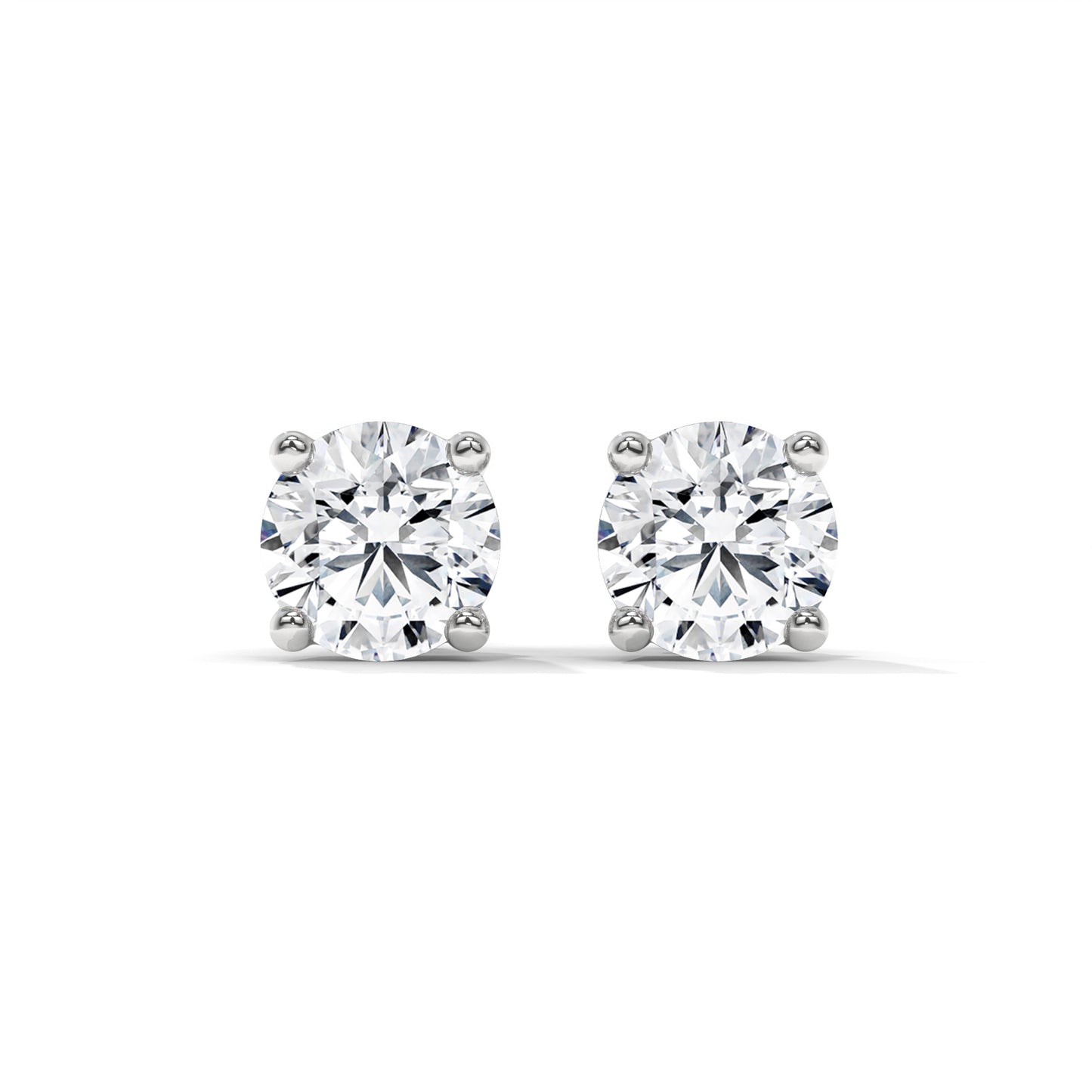 0.50 CTW EF VS+ Lab-Grown Diamond Stud Earrings ā 14K Gold