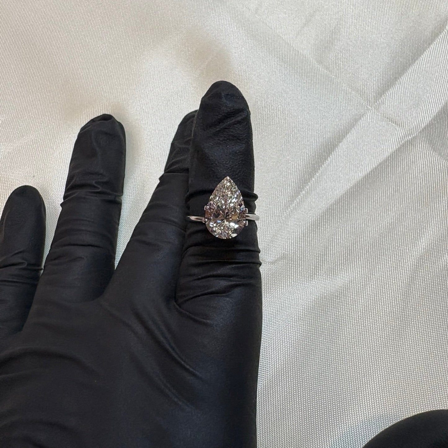 5.00 Carat G-VS1 Pear