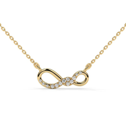 0.068 CTW Infinite Love Lab-Grown Diamond Pendant in 14K / 18K Gold Options