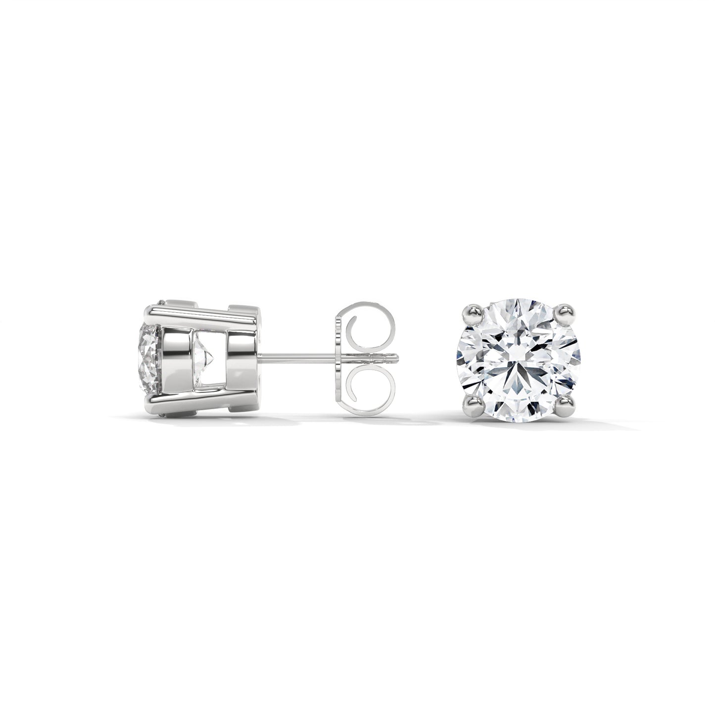 0.50 CTW EF VS+ Lab-Grown Diamond Stud Earrings – 14K Gold