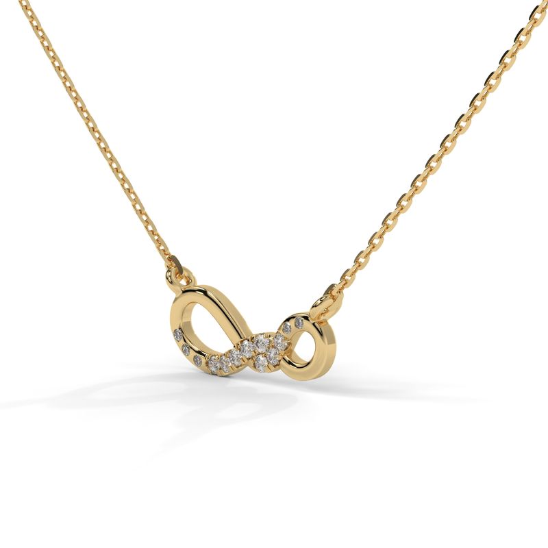 0.068 CTW Infinite Love Lab-Grown Diamond Pendant in 14K / 18K Gold Options