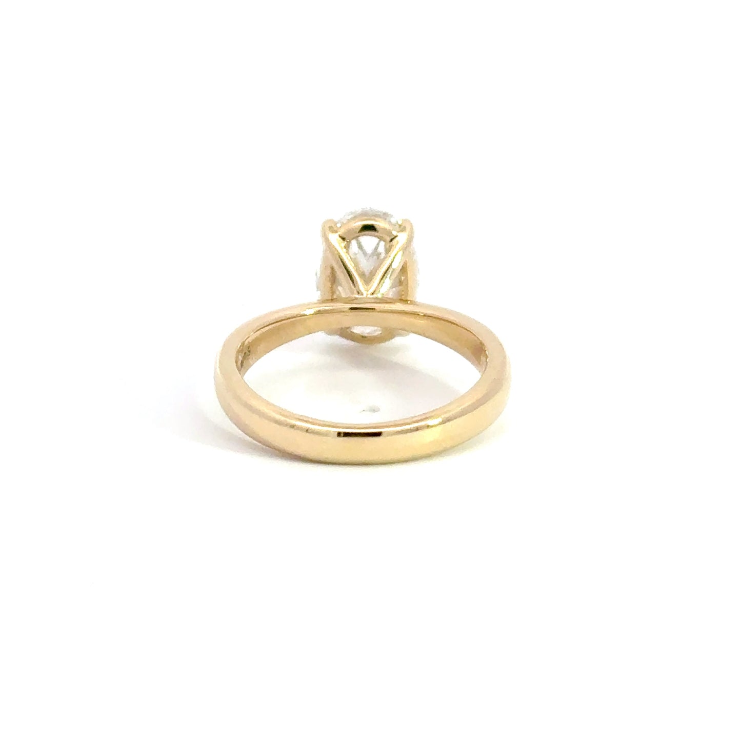 2CT OVAL Solitaire - Taper Band
