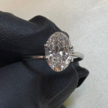 2.07 Carat F-VS1 Oval Brilliant