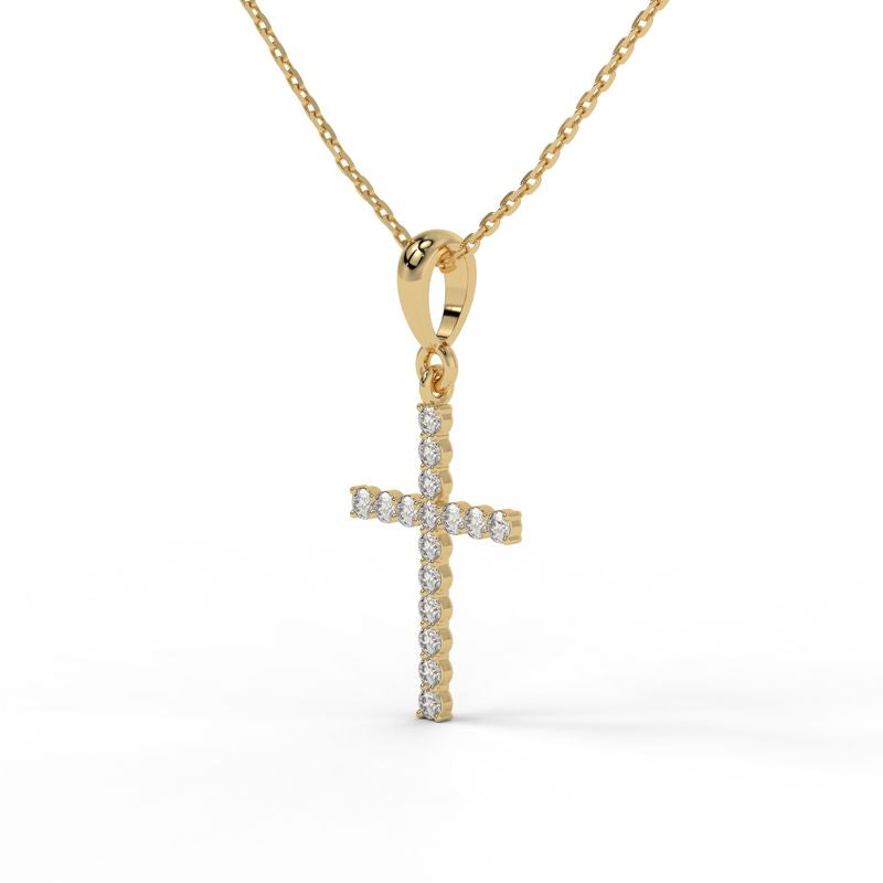 0.50 CTW Round Lab-Grown Diamond Classic Solitaire Pendant in 14K / 18K Gold Options