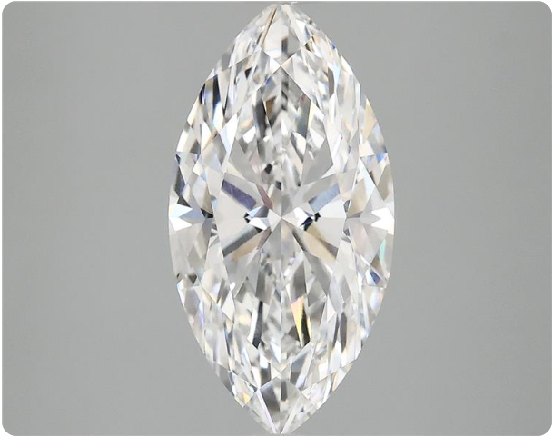 3.00 CT E VVS2 Marquise Brilliant Lab-Grown Diamond – IGI Certified