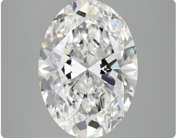 4.09 CT E VVS2 Oval Brilliant Lab-Grown Diamond – IGI Certified