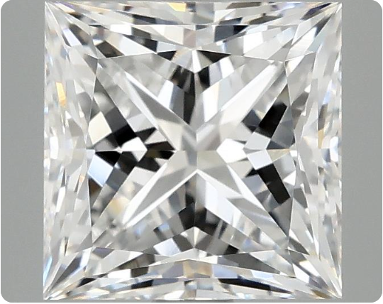 3.02 CT D VVS2 Princess Cut Lab-Grown Diamond – IGI Certified