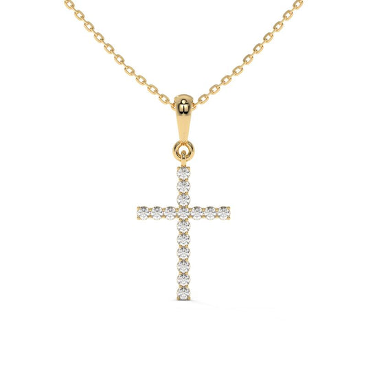 0.50 CTW Round Lab-Grown Diamond Classic Solitaire Pendant in 14K / 18K Gold Options