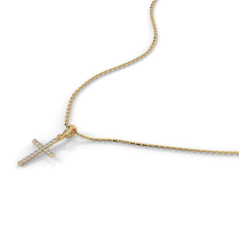 0.50 CTW Round Lab-Grown Diamond Classic Solitaire Pendant in 14K / 18K Gold Options