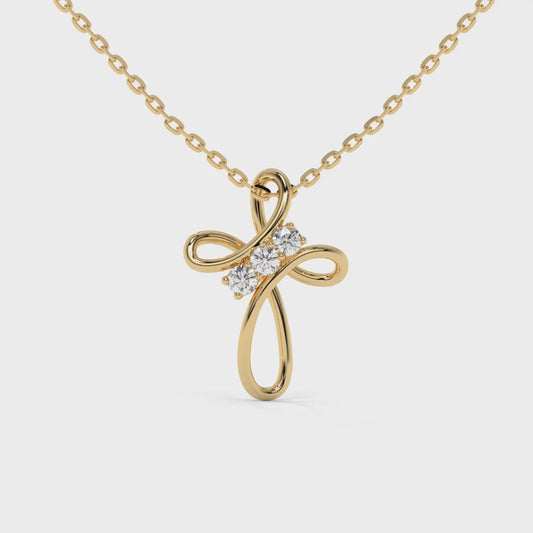 0.075 CTW Classic Solitaire Lab-Grown Diamond Pendant in 14K / 18K Gold Options
